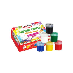 FATİH AKRİLİK BOYA 6 RENK 55500 25ML